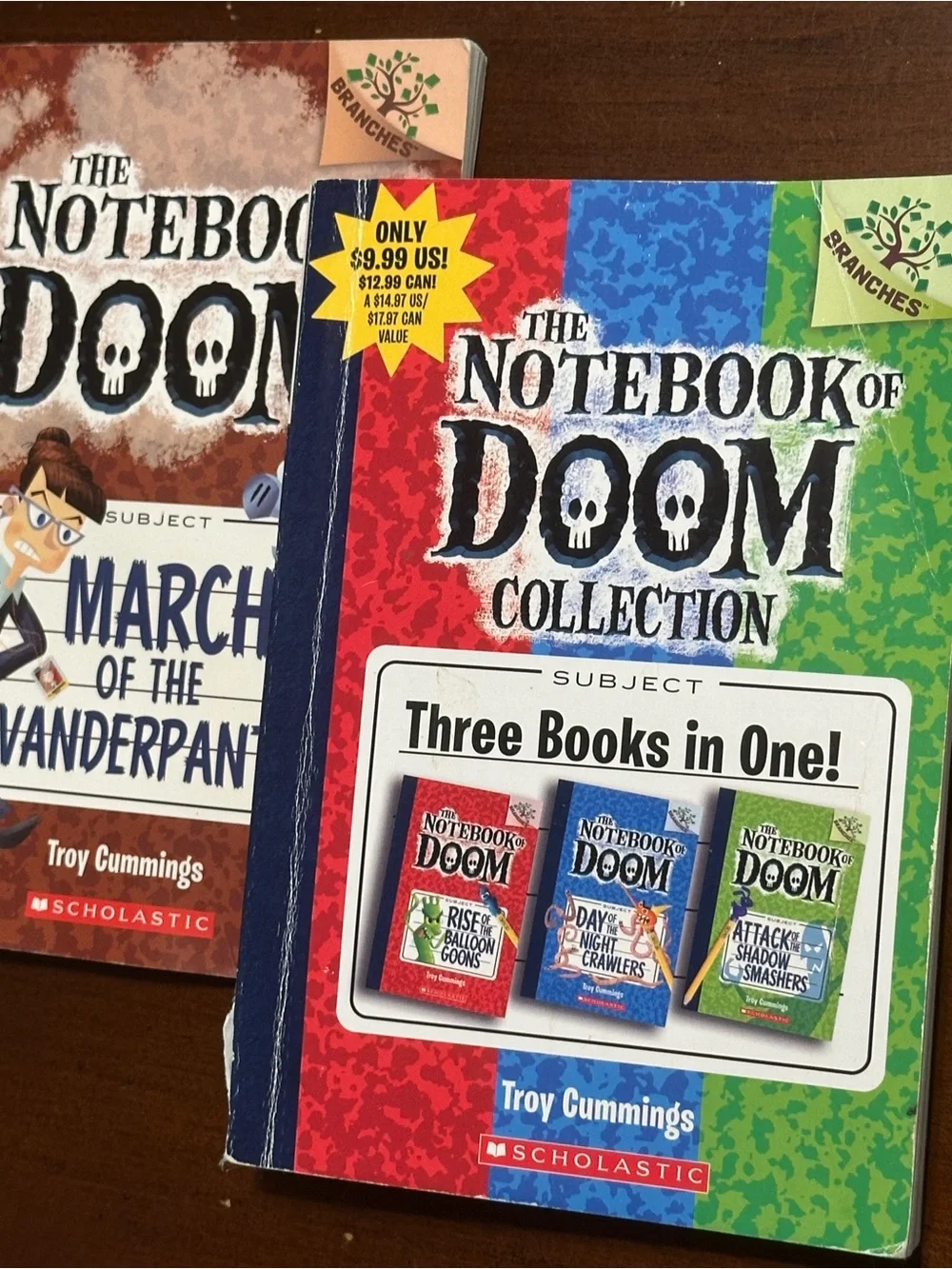Kids Fiction Book Set - The Notebook of Doom - Omnibus - READ DESCRIP